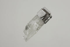 Light Green Hiddenite/Spodumene Stack Pendant, Organic Textured Sterling Silver, Heart Chakra, Libra,Emotional Healing and Love, Unique Gift