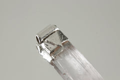 Very Clear Light Pink Kunzite/Spodumene Specimen Stack Pendant, Organic Textured 925 Sterling Silver, Heart Chakra, Libra Zodiac, Love, Gift
