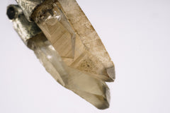 Australian Lithium Quartz Point Pendant: Organic Sterling Silver, Heart Chakra