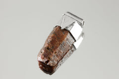 Hexagonal Raw Spinel Ruby Stack Pendant, Organic Textured 925 Sterling Silver, Root Chakra, Aries Zodiac, Strength and Vitality, Unique Gift