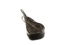 Ethereal Torrington Citrine Pendant - Sterling Silver - Oxidized - Brush Texture- NO/11