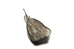 Ethereal Torrington Citrine Pendant - Sterling Silver - Oxidized - Brush Texture- NO/12