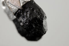 Mount Darwin Tektite - Stack Pendant - Organic Textured 925 Sterling Silver - Crystal Necklace -NO/03