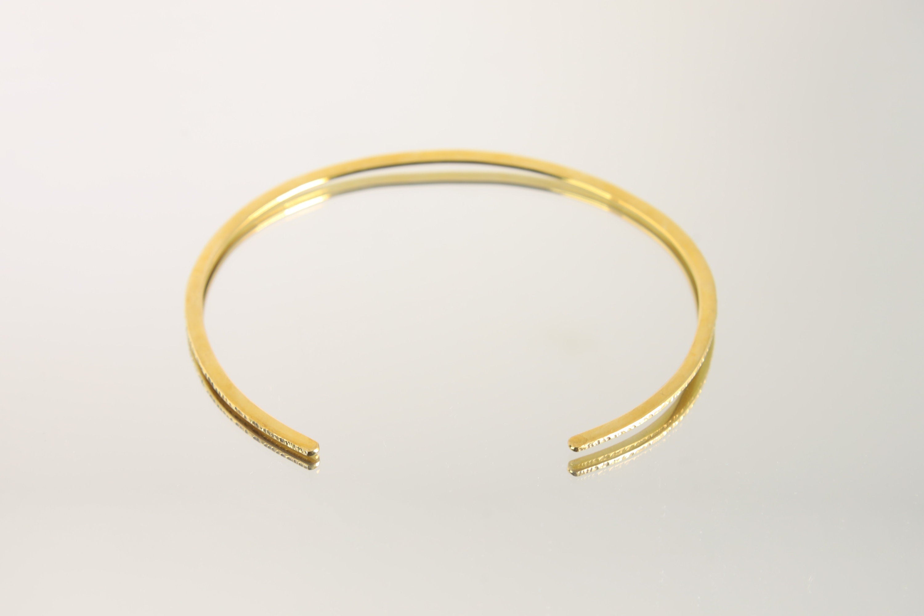 Tribal Textured Gold Plated Brass Cuff, Golden Neck Collar, Open Choker, Boho Vibes Throat Cuff, Authentic Self-Expression