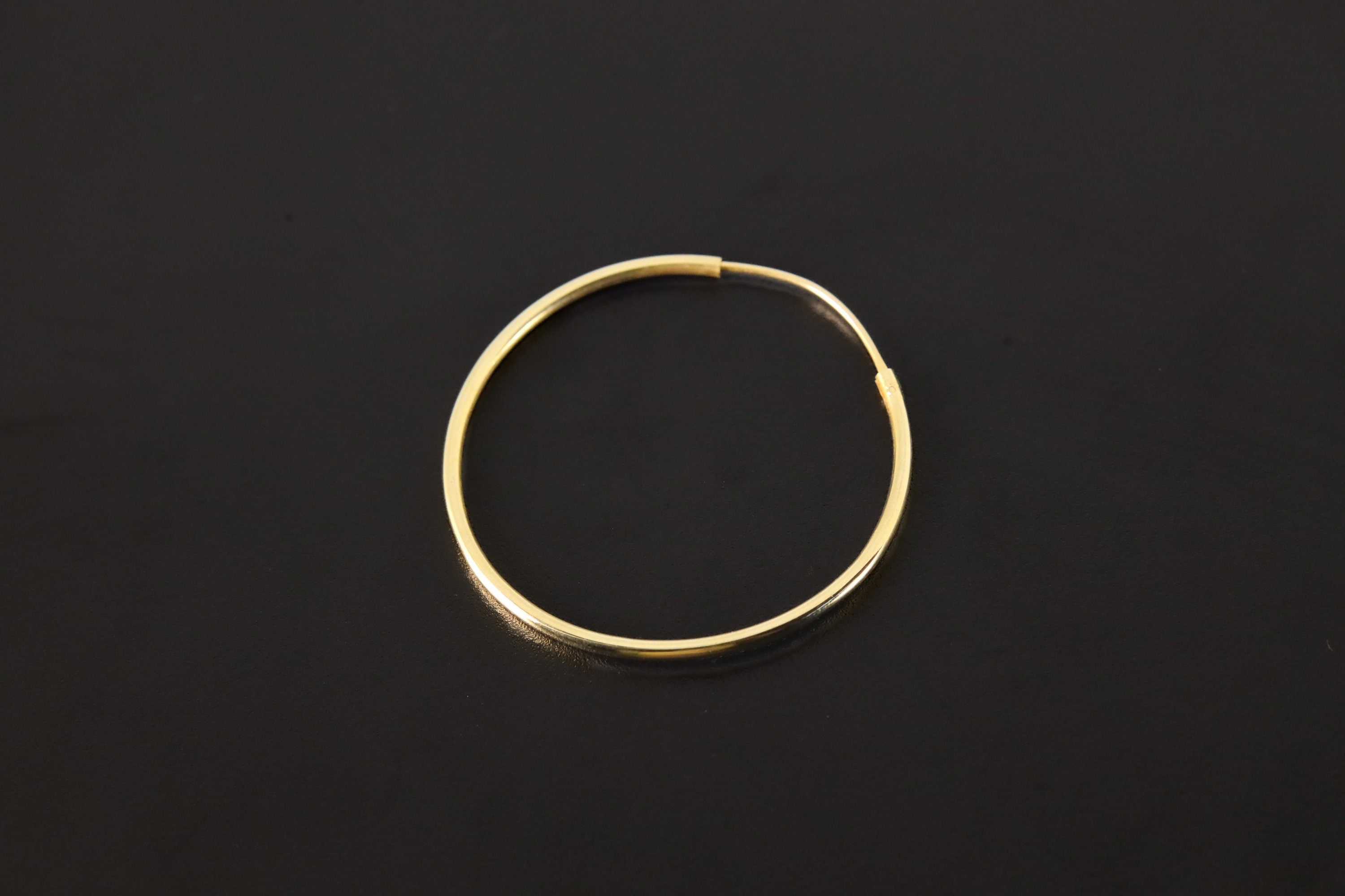 Single Australian Clear Lemurian Quartz Dangle Hoop Earring, Gold Plated Sterling Silver Clarity and Focus Crown Chakra Jewelry Unique Gift