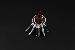 Himalayan Chlorite Quartz & Pearl Stack Pendant Earring, Sterling Silver Big Hoop, Multifunctional Jewelry,Virgo, Cancer Zodiac, Unique Gift
