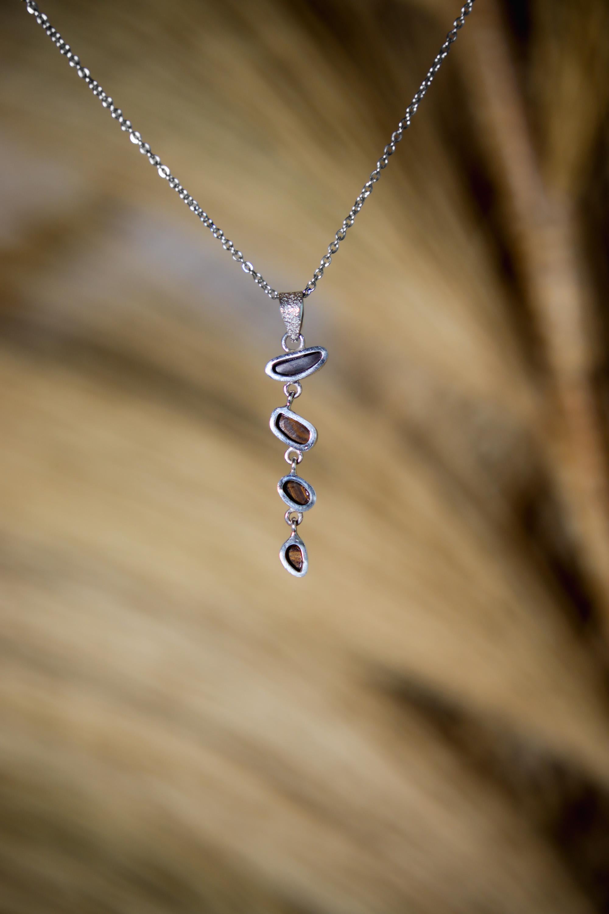 Sparkling Zircon and Australian Opal Pendant, Hand-Textured Sterling Silver, Crown Chakra, Libra Zodiac, Emotional Healing, Unique Gift