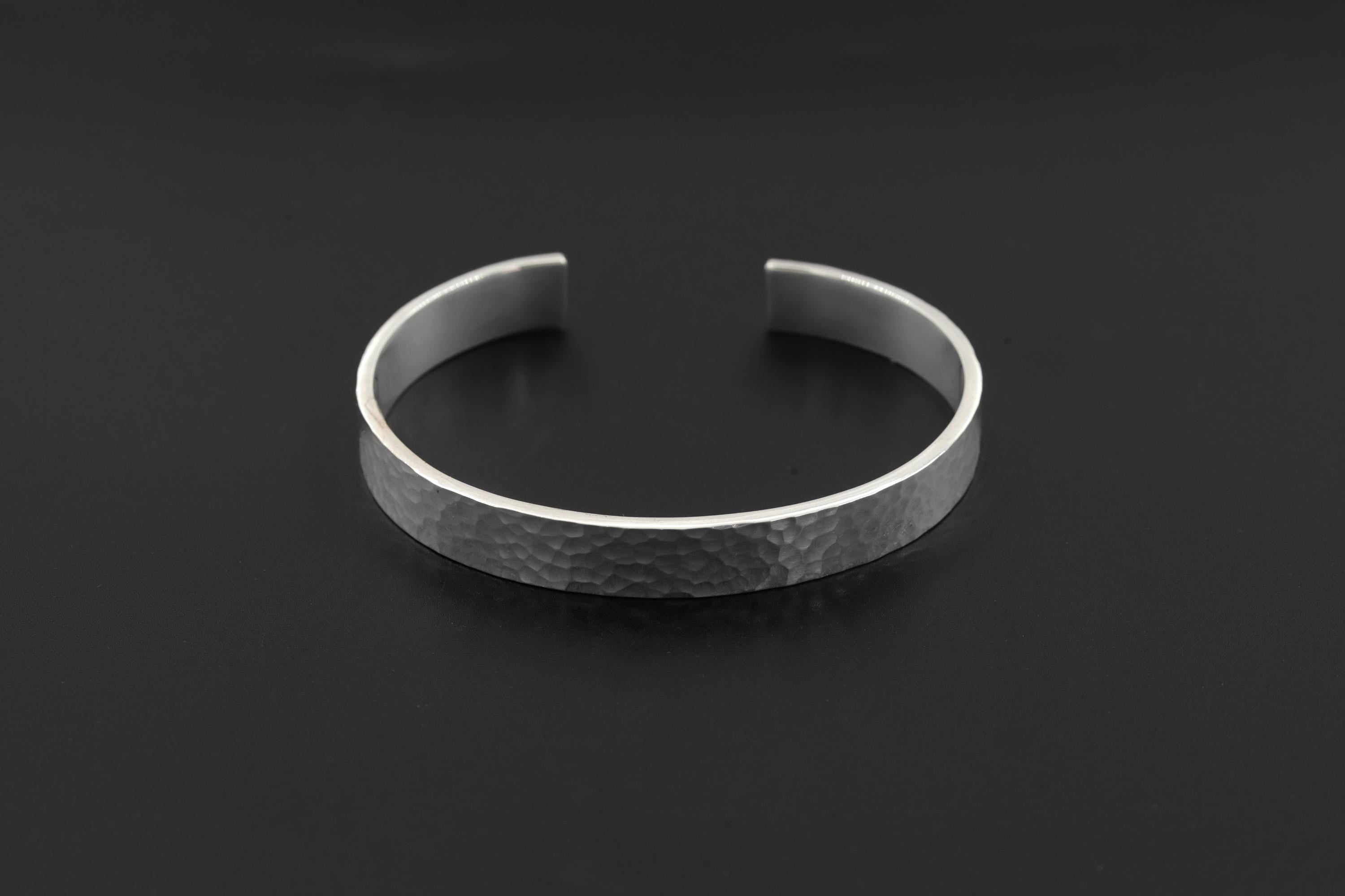 925 Sterling Silver Bangle Minimalist High Polish Bracelet Solid Silver Stacking Cuff Unisex Jewelry Gift