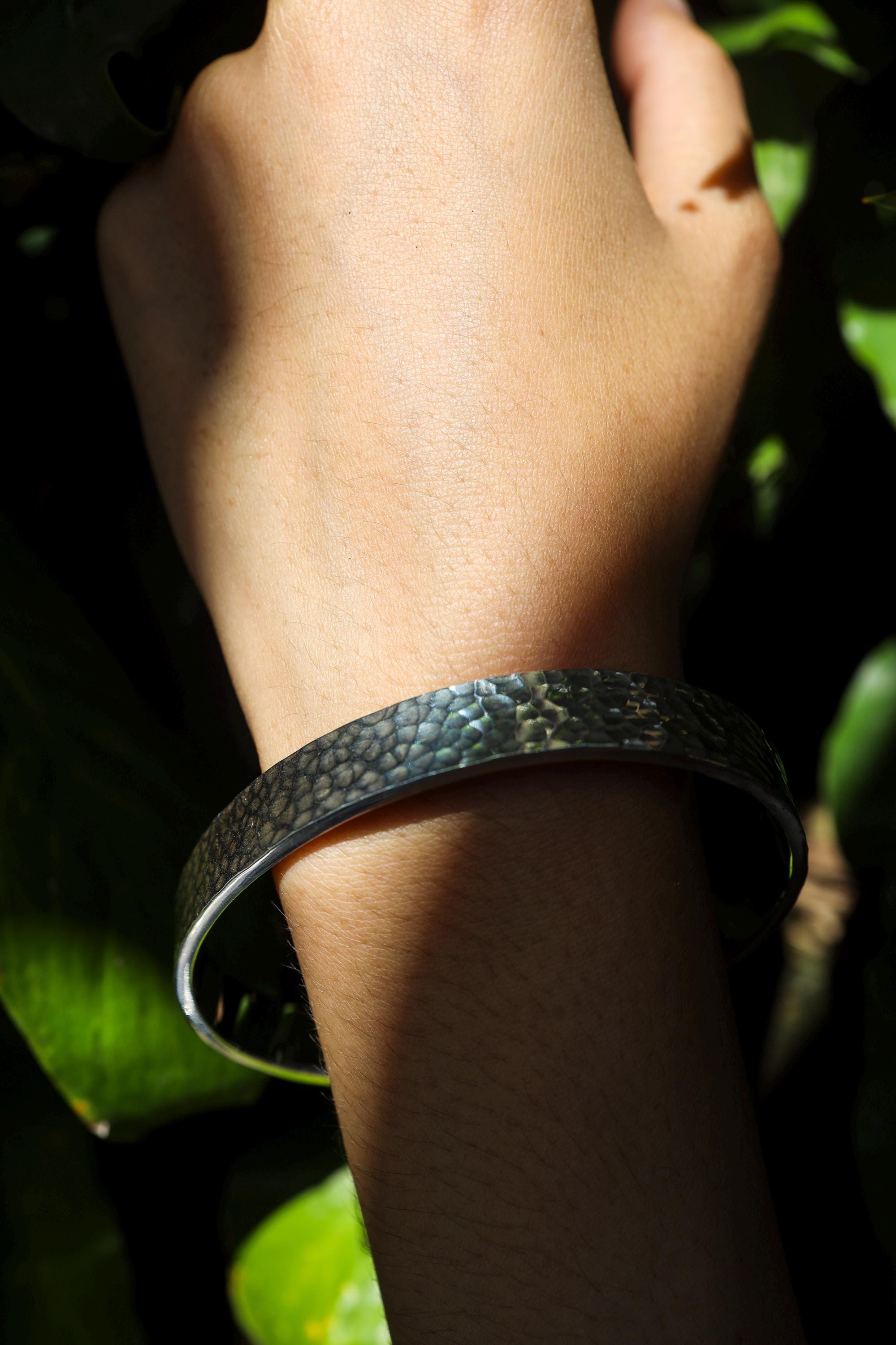 925 Sterling Silver Bangle Minimalist High Polish Bracelet Solid Silver Stacking Cuff Unisex Jewelry Gift