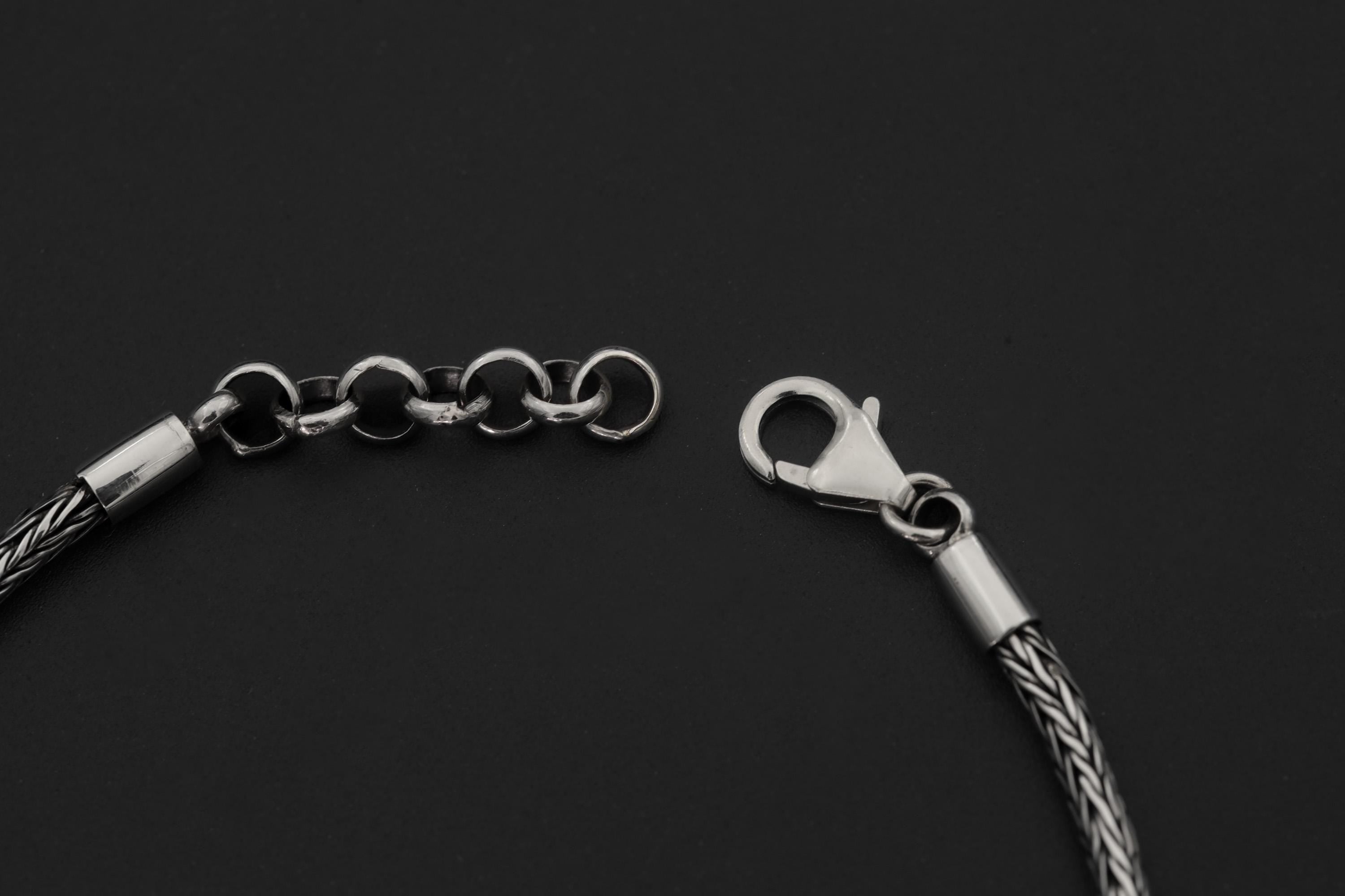 AAA Blue Moonstone Bracelet: 925 Sterling Silver Snake Chain, Adjustable