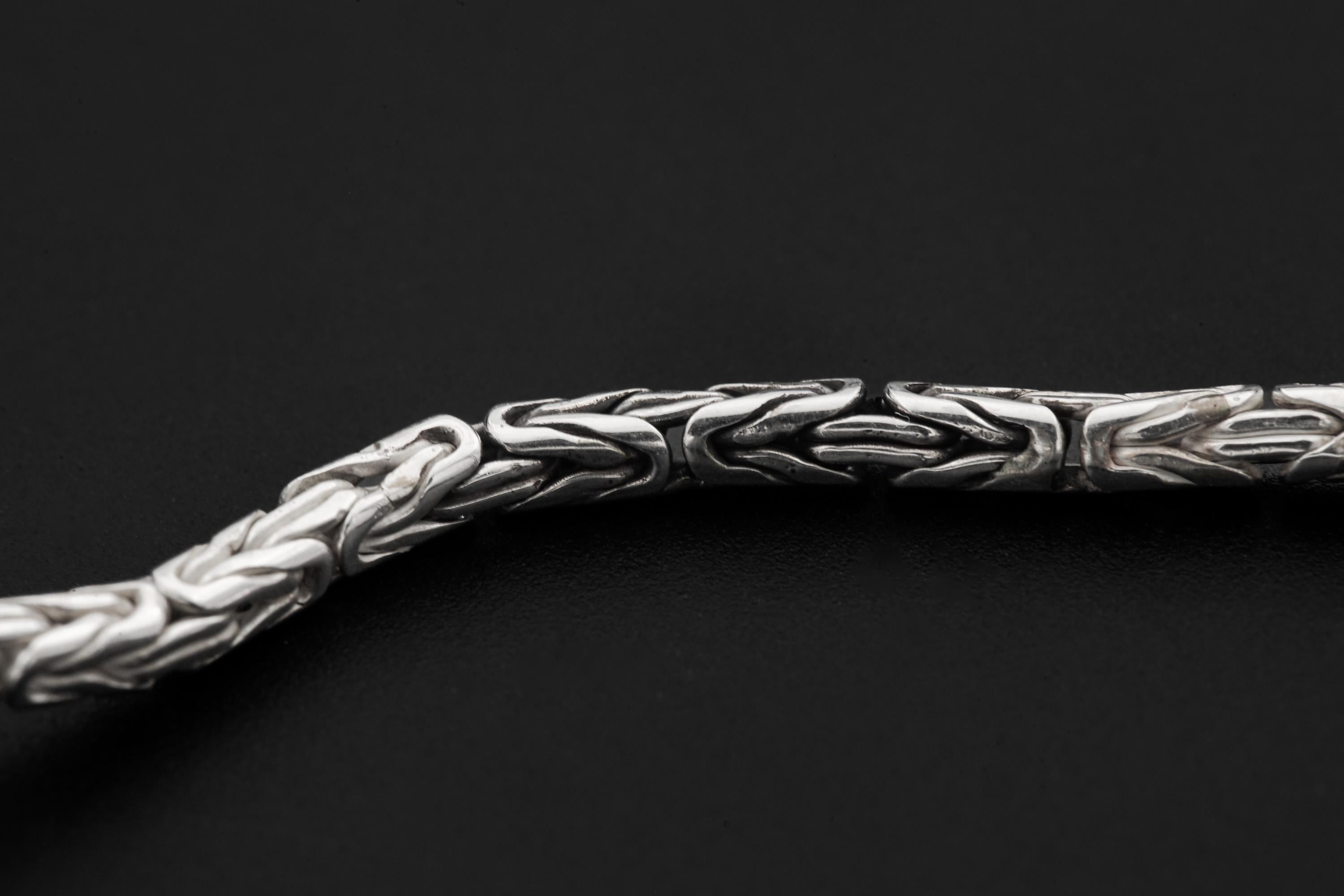 Faceted Citrine Sterling Silver Bracelet, Byzantine Chain, Adjustable