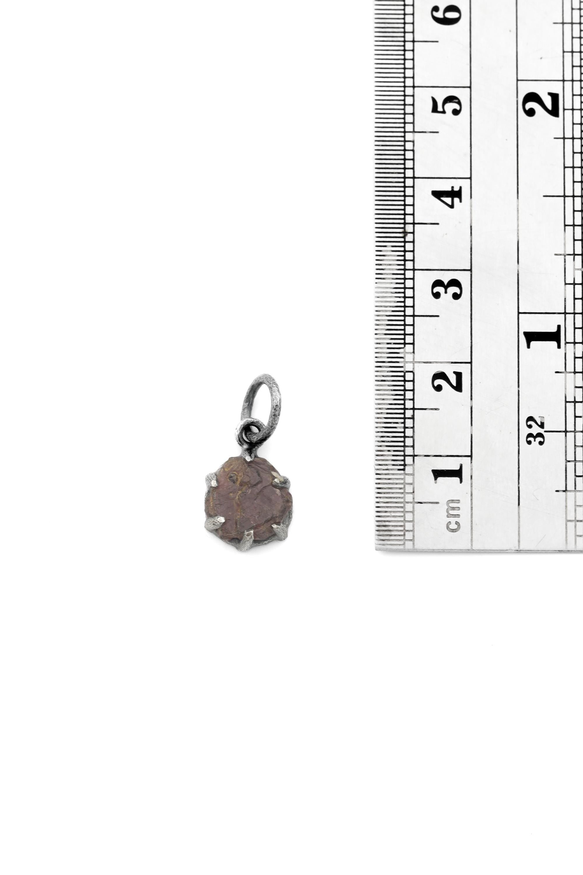 Natural Cambodian Record Keeper Ruby Pendant High Grade Raw Gem Specimen Oxidized Silver Claw Setting Root Chakra Energy Jewelry