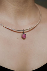 High Grade Natural Gem Ruby (Corundum) Pendant, Cambodia Origin, 925 Silver Claw Setting, Root Chakra Jewelry, Strength & Passion Talisman