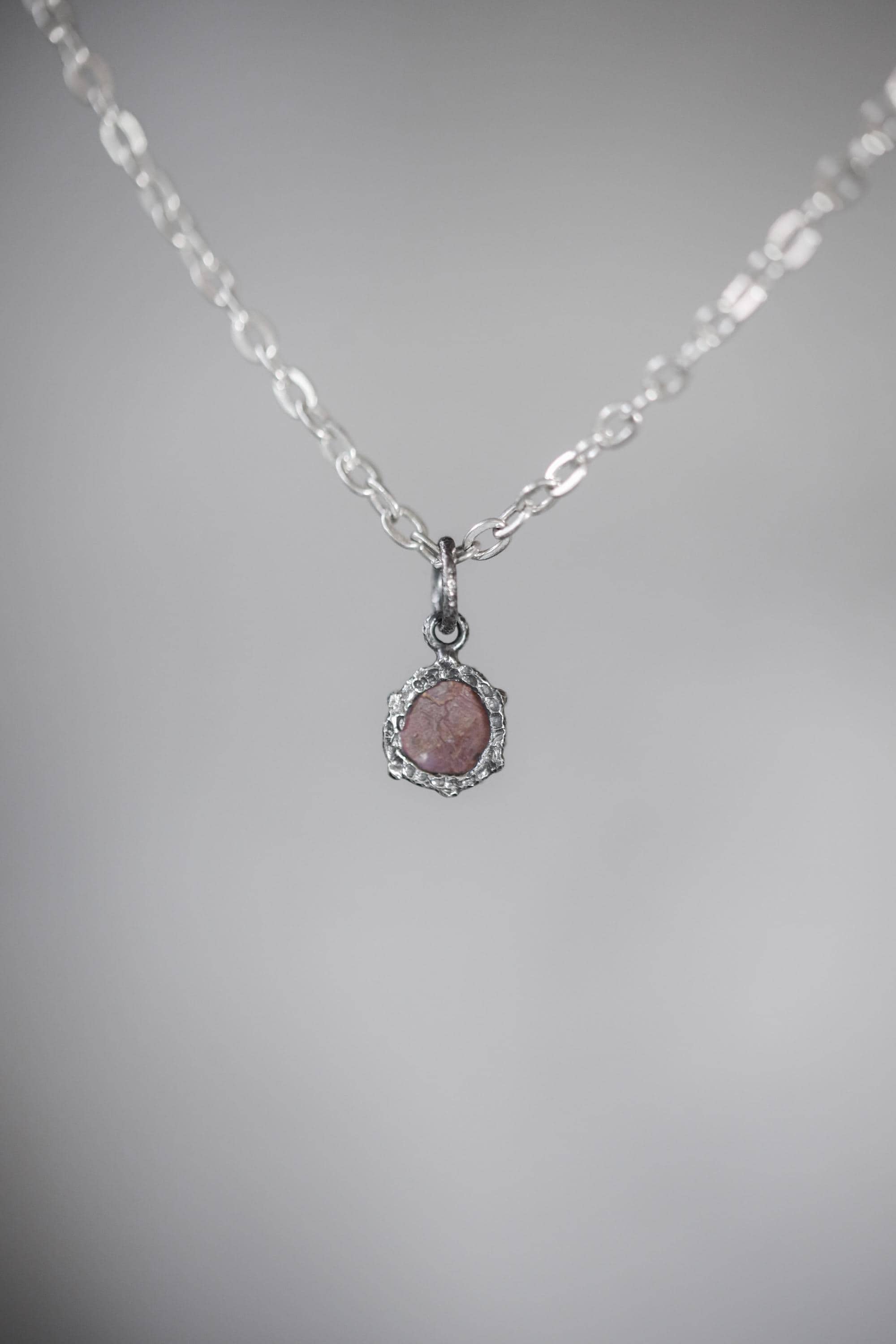 Natural Cambodian Record Keeper Ruby Pendant High Grade Raw Gem Specimen Oxidized Silver Claw Setting Root Chakra Energy Jewelry