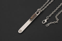 Natural Brown Dravite Tourmaline Wand Pendant, 925 Silver Spoon Design, High Shine Finish, Round Bail, Root Chakra Crystal, Grounding Gift