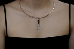 Natural Brown Dravite Tourmaline Wand Pendant, 925 Silver Spoon Design, High Shine Finish, Round Bail, Root Chakra Crystal, Grounding Gift