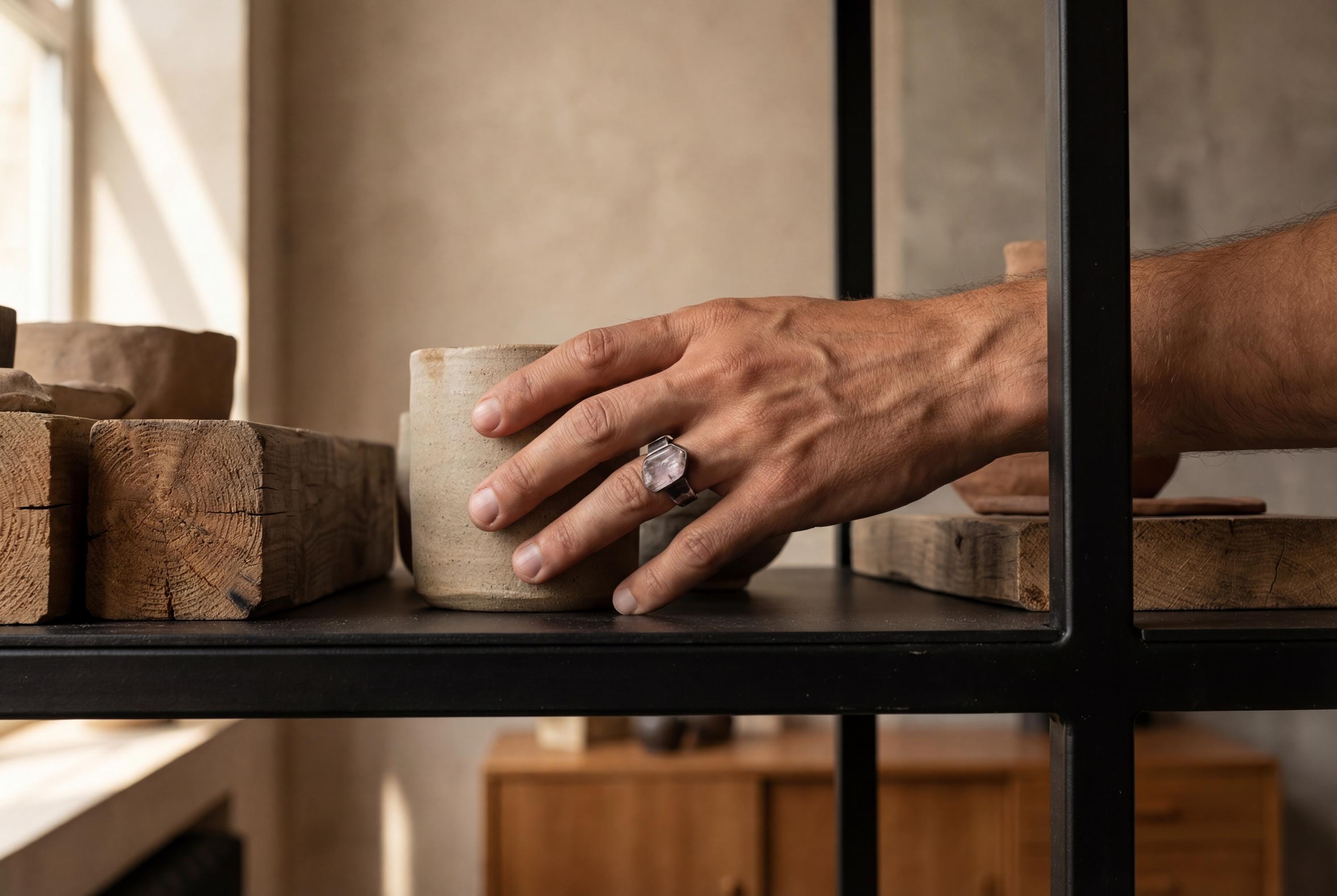 Raw Pink Kunzite Spodumene Specimen Ring 925 Silver Hammered Band High Grade Stone Heart Chakra Emotional Clarity Jewelry Christmas Gift