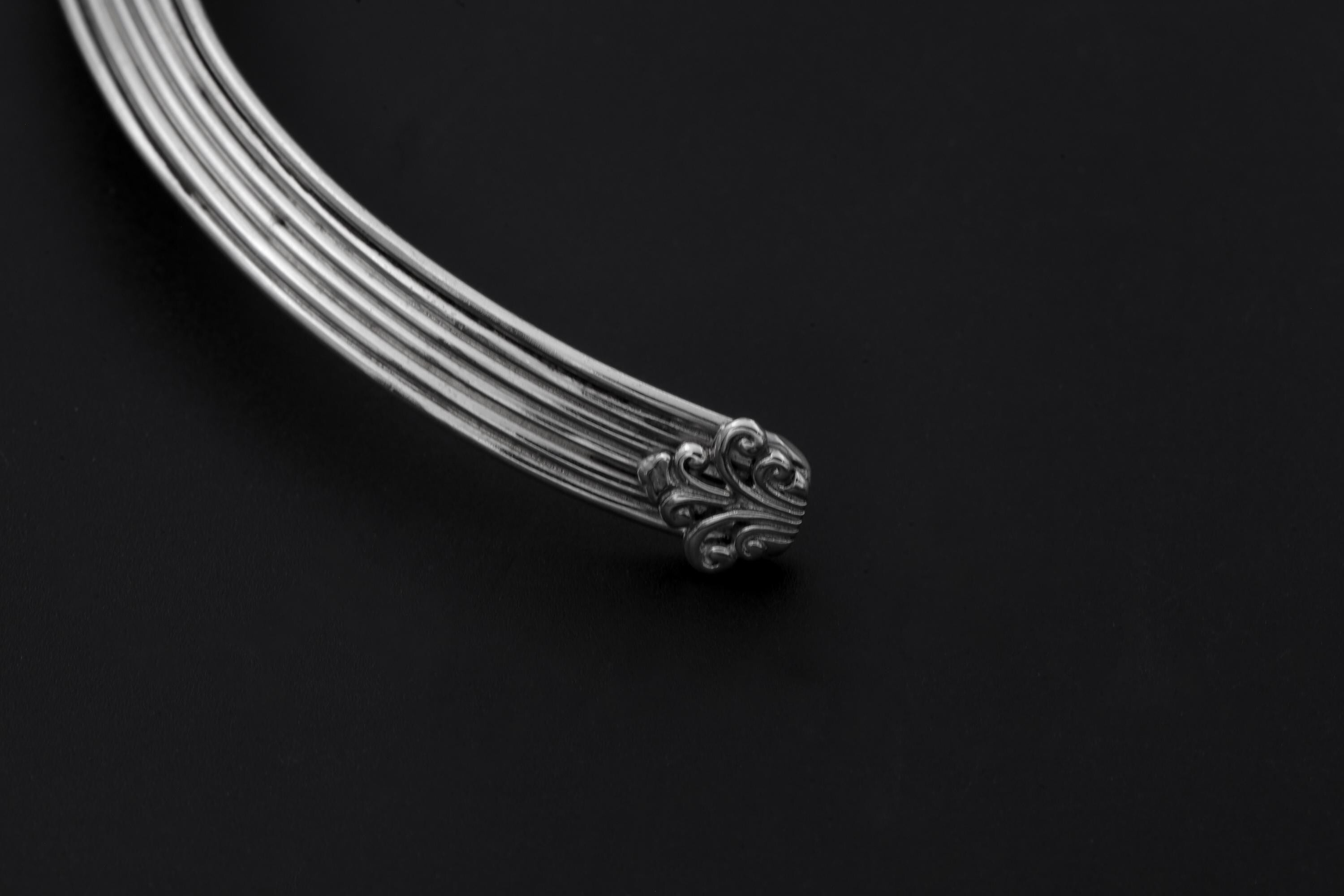 Handmade Sterling Silver Layered Choker - Modern Minimalist Collar