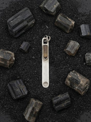 Natural Brown Dravite Tourmaline Wand Pendant, 925 Silver Spoon Design, High Shine Finish, Round Bail, Root Chakra Crystal, Grounding Gift
