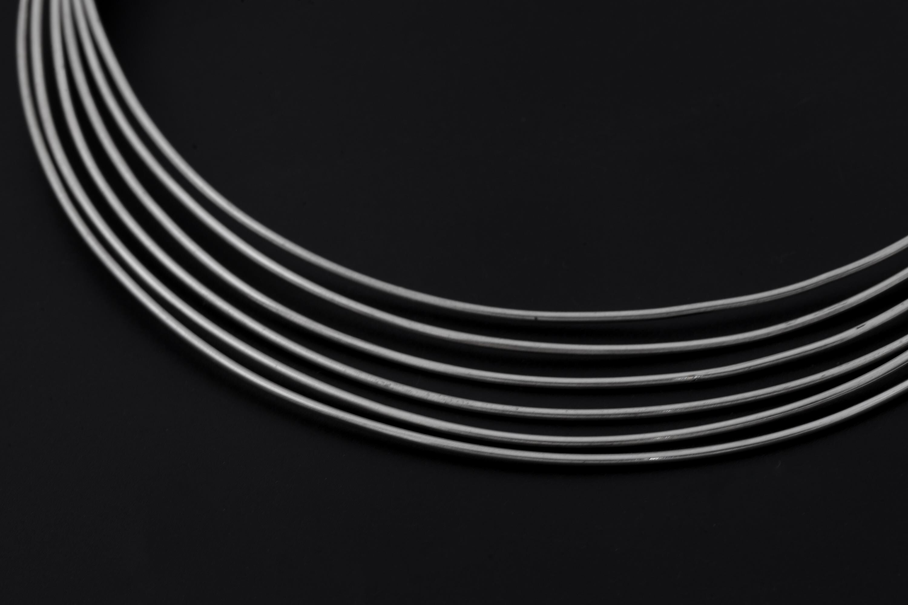 Handmade Sterling Silver Layered Choker - Modern Minimalist Collar