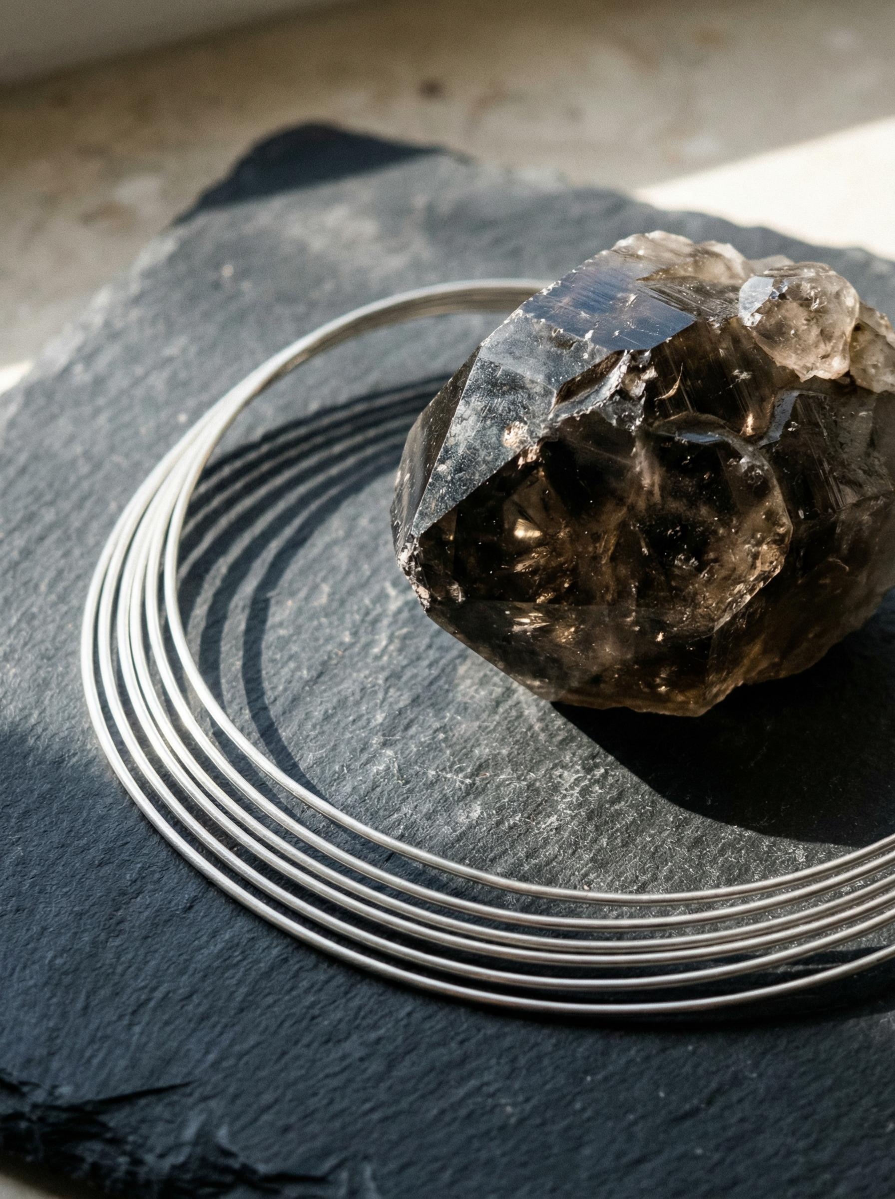 Handmade Sterling Silver Layered Choker - Modern Minimalist Collar