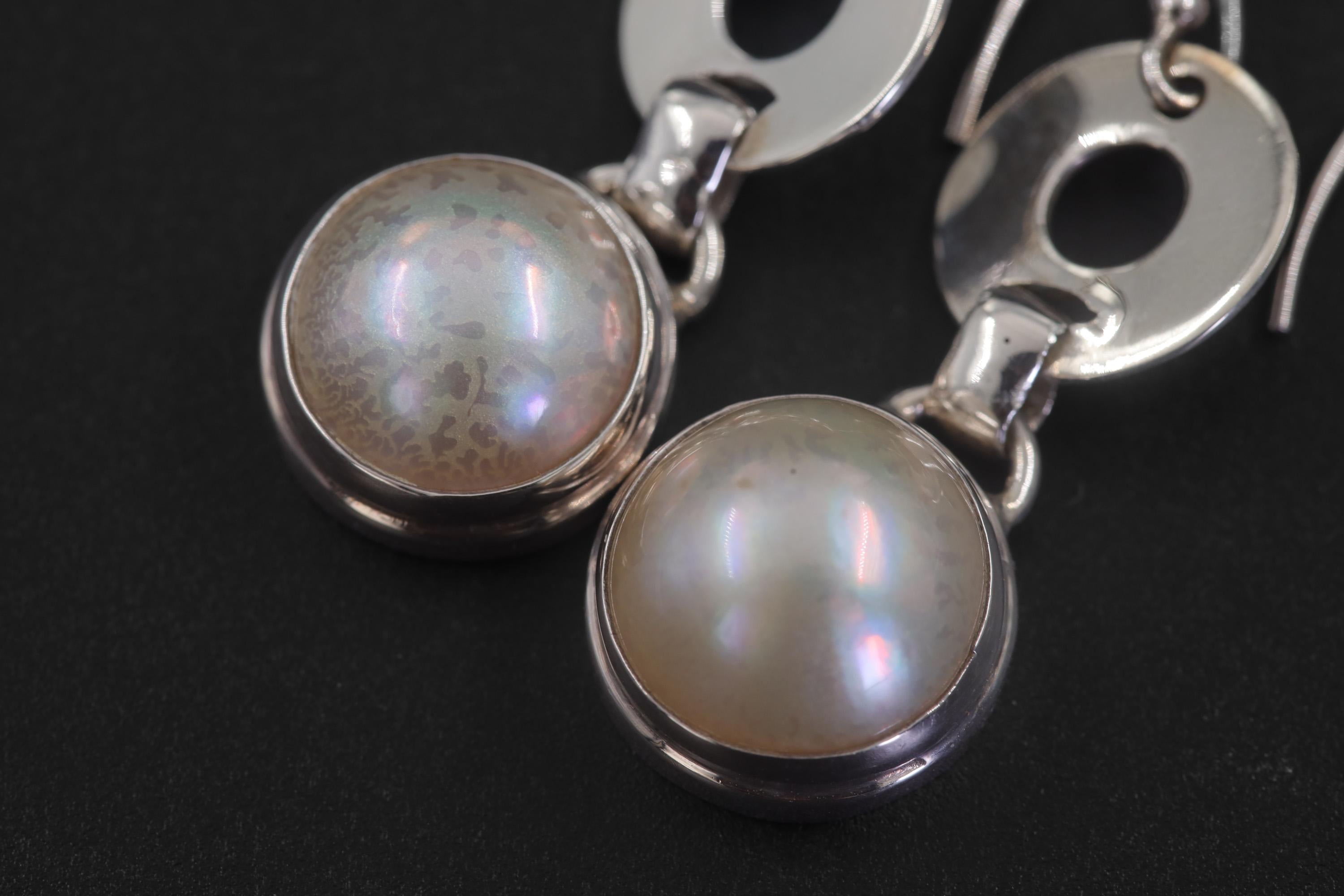 Sterling Silver Pearl Drop Earrings: Classic Luminous Dangle Jewelry