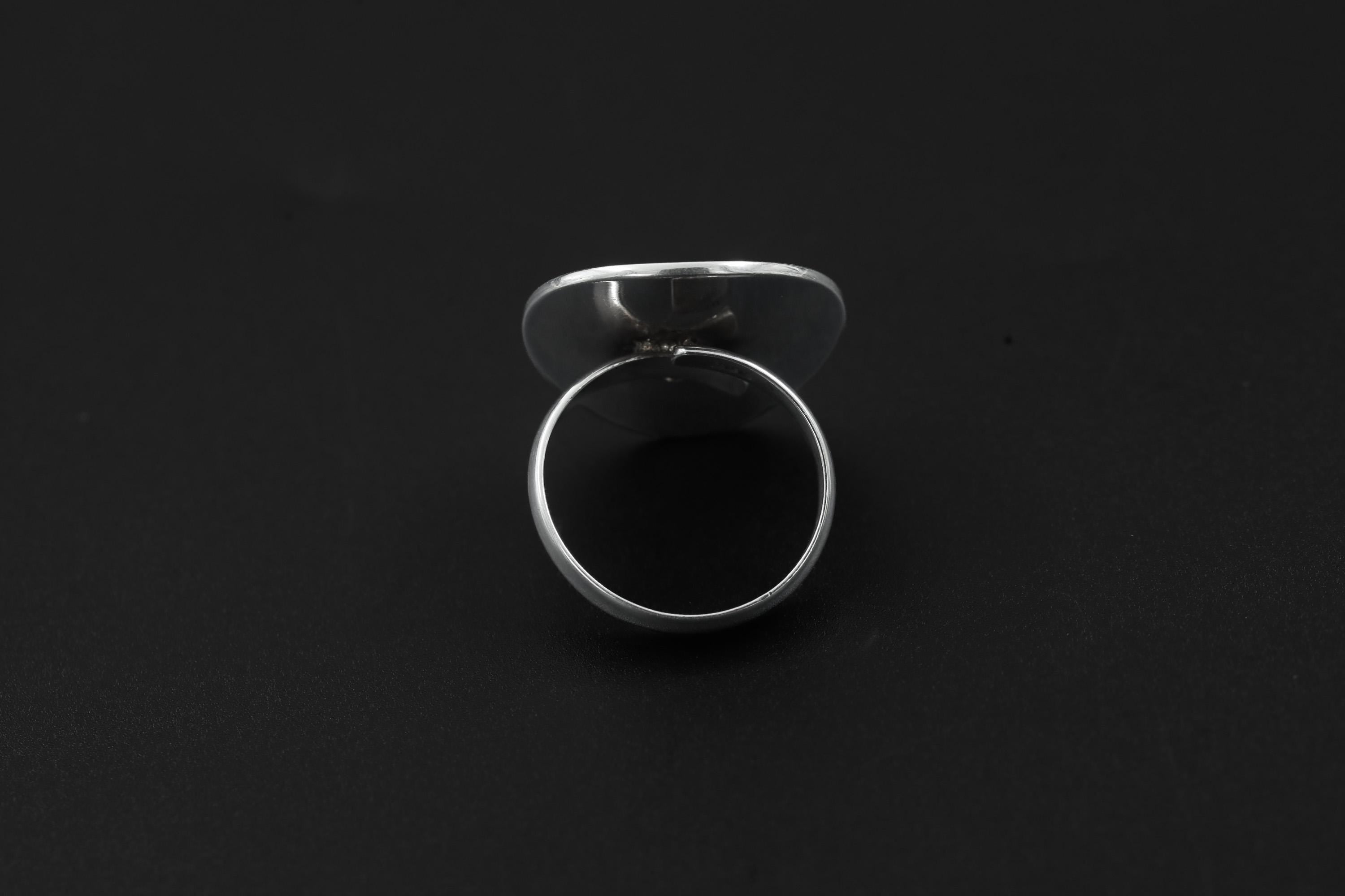 Adjustable Citrine Ring 925 Sterling Silver Solar Disc Statement Ring Faceted Gemstone Solar Plexus Chakra Jewelry Gift
