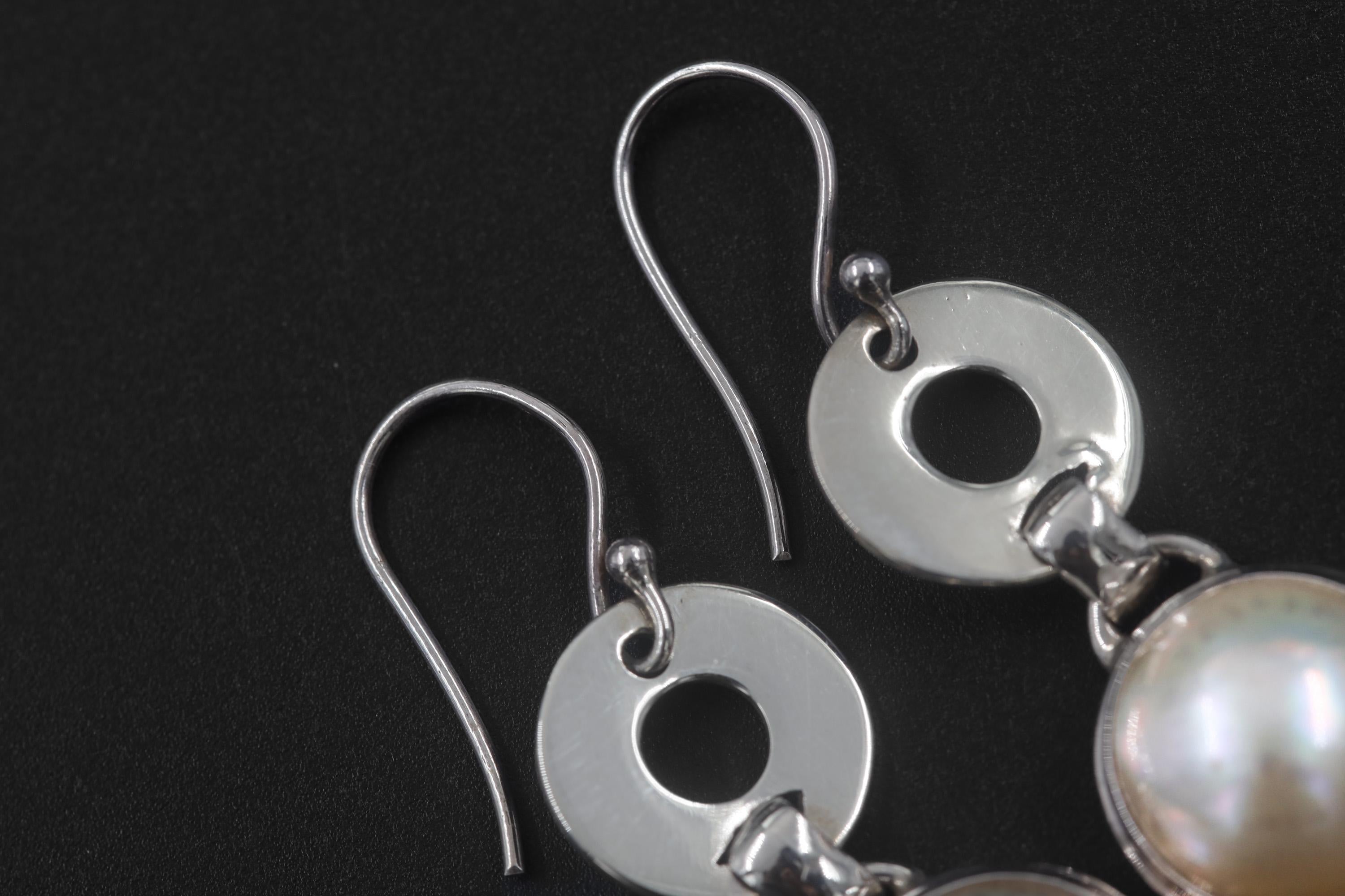 Sterling Silver Pearl Drop Earrings: Classic Luminous Dangle Jewelry