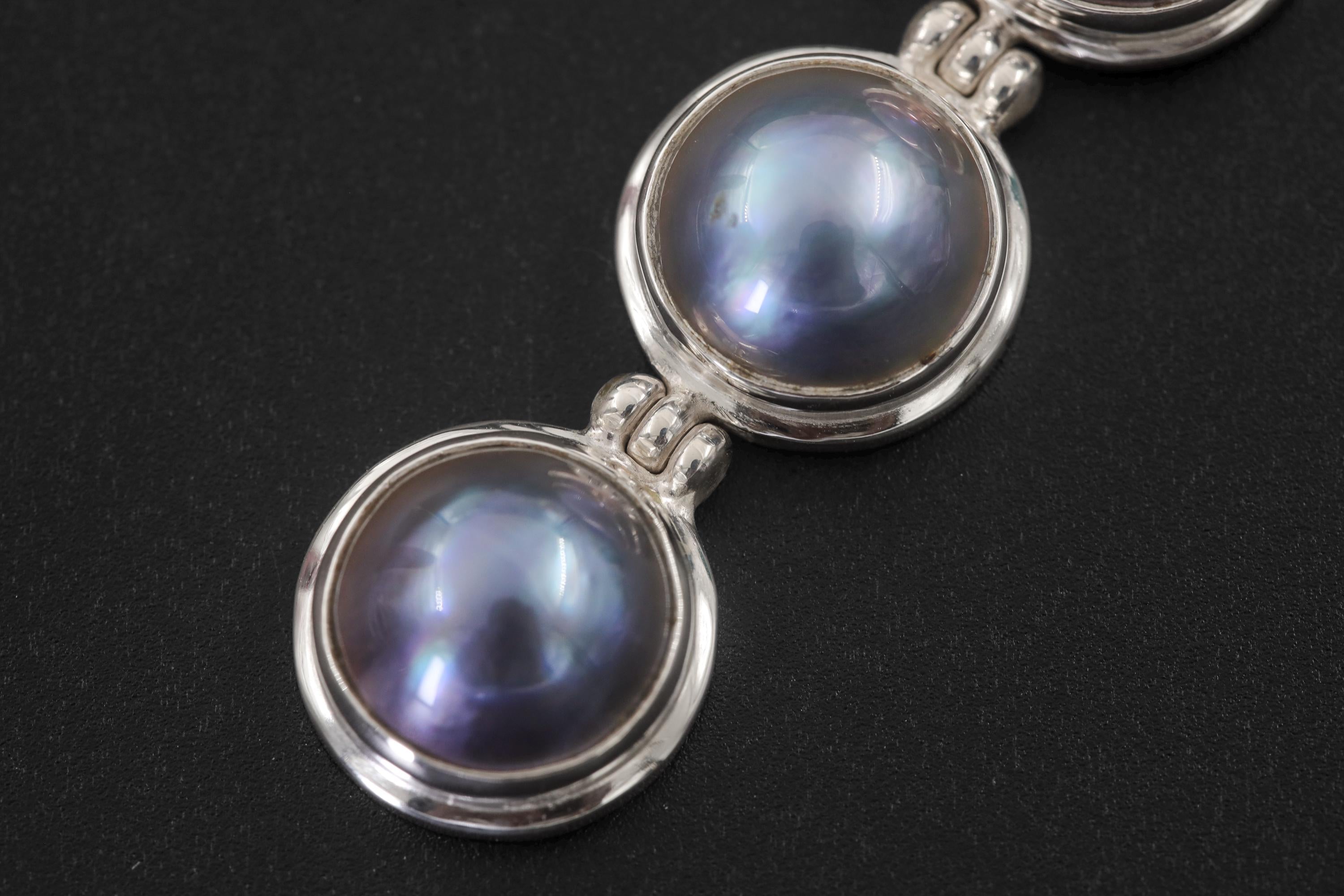 Triple Black Pearl Drop Pendant, 925 Sterling Silver, Elegant Minimalist Ocean Jewelry