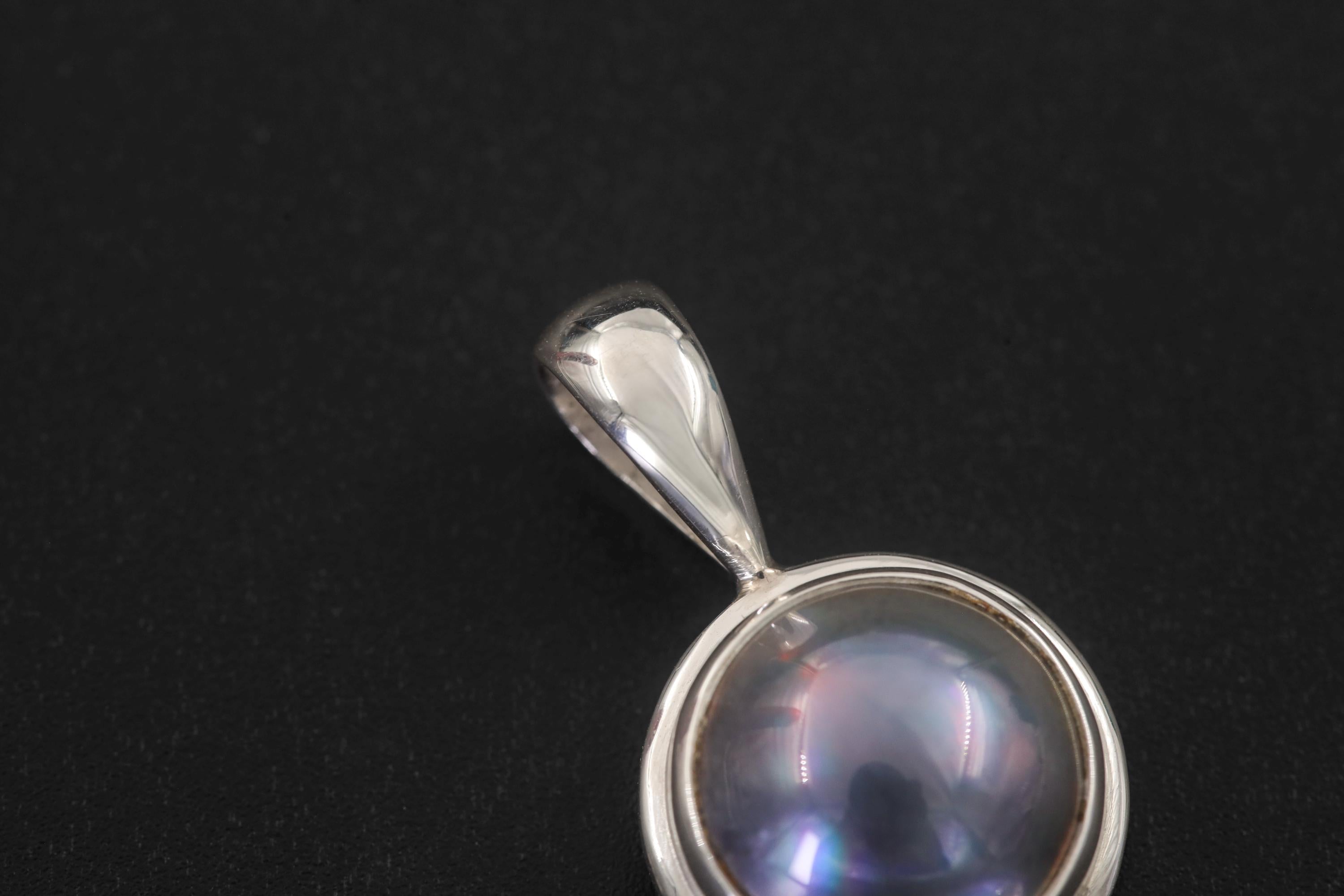 Triple Black Pearl Drop Pendant, 925 Sterling Silver, Elegant Minimalist Ocean Jewelry