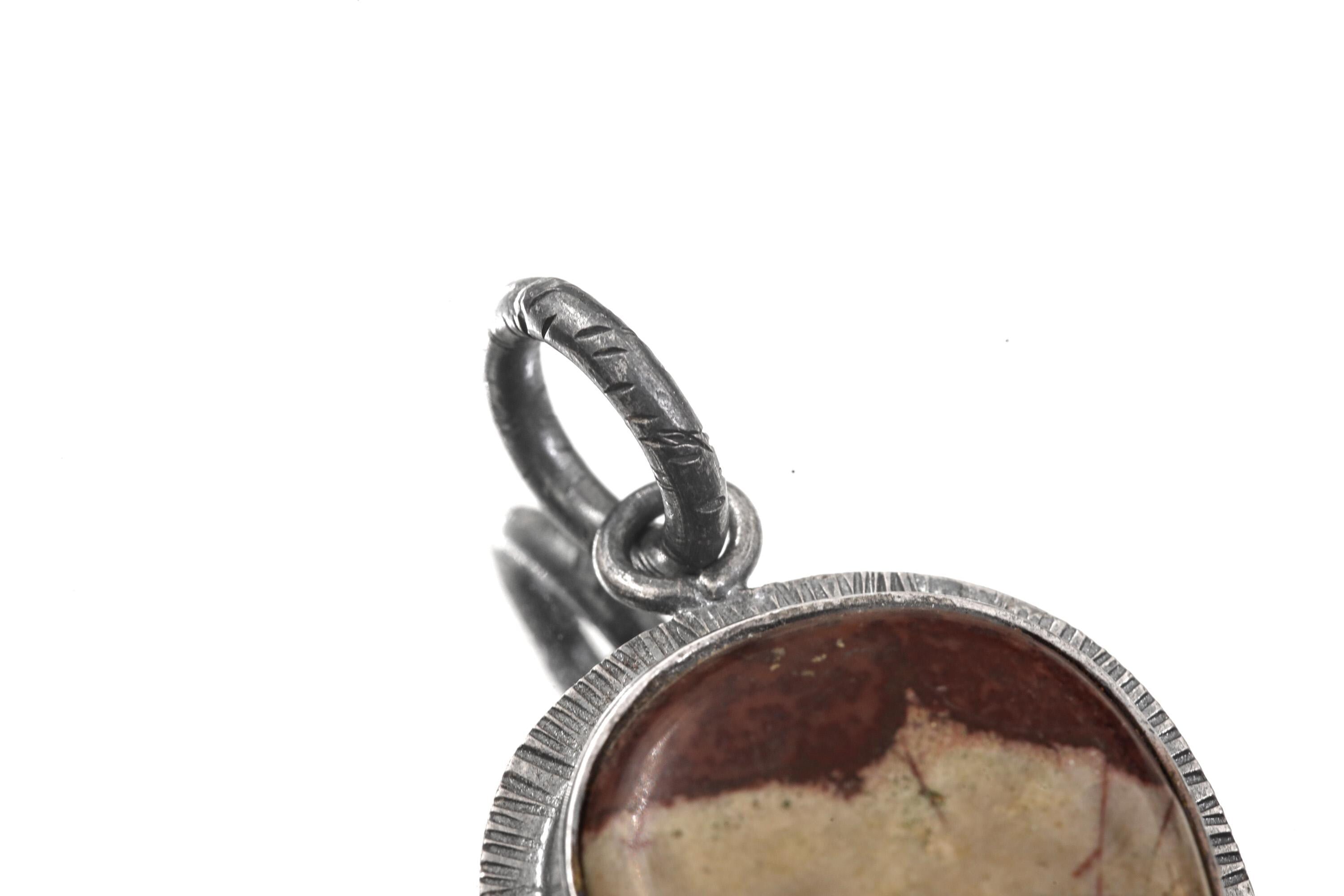 Mookaite Ethiopian Opal Pendant 925 Sterling Silver Sun Ray Necklace Root Crown Chakra Scorpio Leo Gift