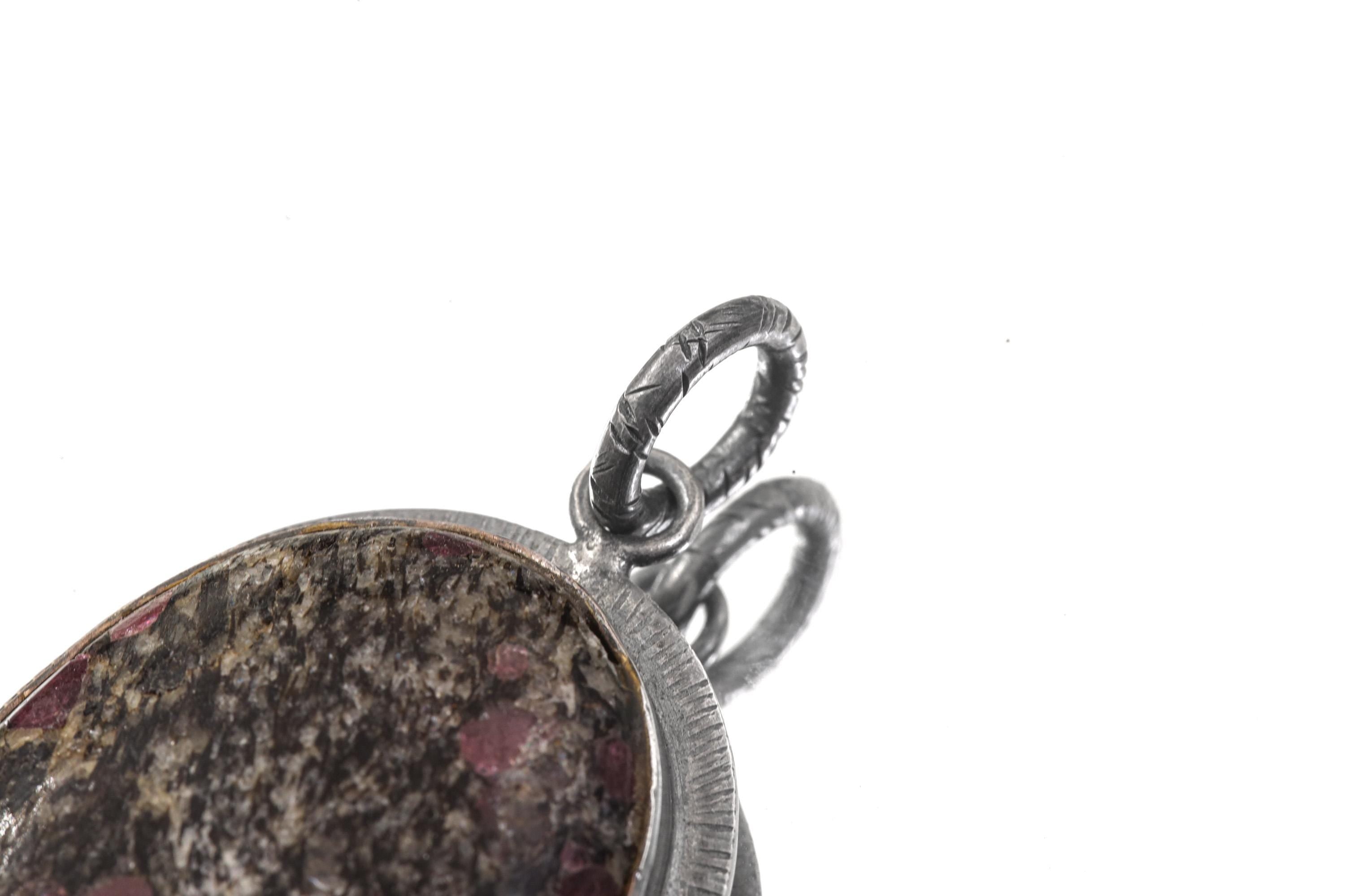 Balsa Ruby Ethiopian Opal Pendant 925 Sterling Silver Sun Ray Necklace Root Heart Crown Chakra Gift