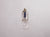 Kyanite & Quartz Crystal Pendant: Brass Rooster, Sterling Silver Talisman