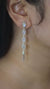 Blue Moonstone & Quartz Sterling Silver Stud Earrings: Crown Chakra Jewelry