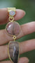 Australian Opal Rhodochrosite Necklace 18k Gold Plated Silver Tooth Rutilated Quartz Talisman Jewelry