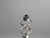 Raw Blue Tourmaline  - 925 Sterling Silver WAS GOLD PLATED  - Size 6