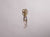 Himalayan Twin Quartz Ruby Pendant: Sterling Silver Brass Buddha Talisman