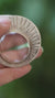 Magnifying Glass Pendant 925 Sterling Silver Sun Motif 5x Lens Fire Starter Oxidized Scratch Texture Solar Gift