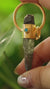 Himalayan Chlorite Quartz & Emerald Pendant, Sterling Silver Textured, 18K Gold Plated, Virgo Zodiac, Heart Chakra Jewelry, Unique Gift