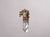 Quartz & Moonstone Elephant Talisman Pendant: Sterling Silver Crystal Jewelry