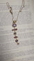 Odyssey of Rubies - Unique Global Ruby Cascade & Lightning Ridge Black Opal Pendant - Sand like Textured Gold-Plated Sterling Silver NO/8