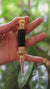 Black Tourmaline Aquamarine Amethyst Pendant 925 Silver 18k Gold Plated Root Throat Crown Chakra Gift