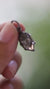 Petroleum Inclusion Quartz Necklace 925 Silver Tibetan Tabular Crystal Oxidized Claw Pendant Jewelry