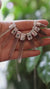 Smoky Citrine Phantom Quartz Necklace 925 Silver Australian Stack Pendant Solar Plexus Chakra Leo Gift