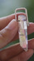 Lemurian Aura Quartz Pendant 925 Sterling Silver Opal Angle Laser Point Crown Heart Chakra Necklace Gift