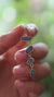 Sparkling Zircon and Australian Opal Pendant, Hand-Textured Sterling Silver, Crown Chakra, Libra Zodiac,  Emotional Healing, Unique Gift