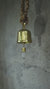 Clear Quartz Prayer Bell 18k Gold Plated Bronze Large Crystal Chime Sacred Space Altar Decor Spiritual Gift