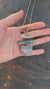 Oxidized Sterling Silver Amethyst Geode Pendant: Labradorite, Opal & Lemurian Quartz