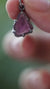 Rubellite Tourmaline Pendant 925 Sterling Silver Oxidized Claw Necklace Heart Chakra Libra Scorpio Gift