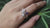 Amethyst Pearl Rose Quartz Ring 925 Sterling Silver Adjustable Hammered Band Heart Third Eye Chakra Gift